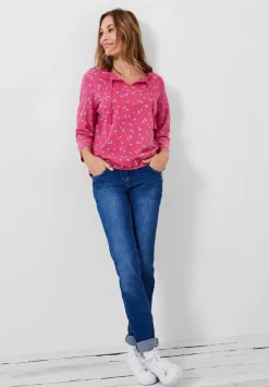 Print Shirt Mit 3/4 Armel
