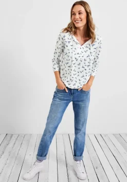 Print Shirt Mit 3/4 Armel