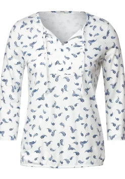 Print Shirt Mit 3/4 Armel