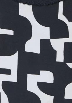 Print T-Shirt Mit Stricktape
