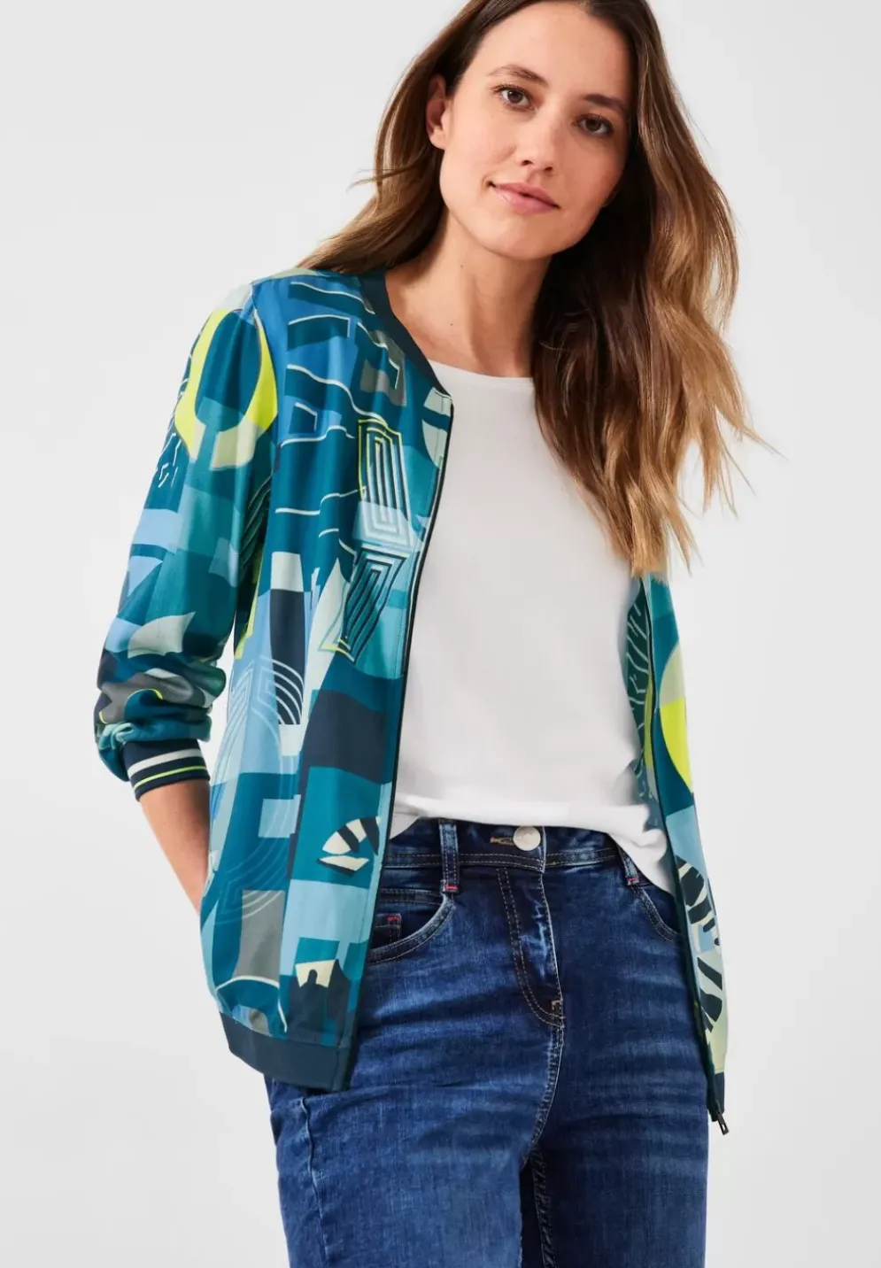 Print Viskose Blouson