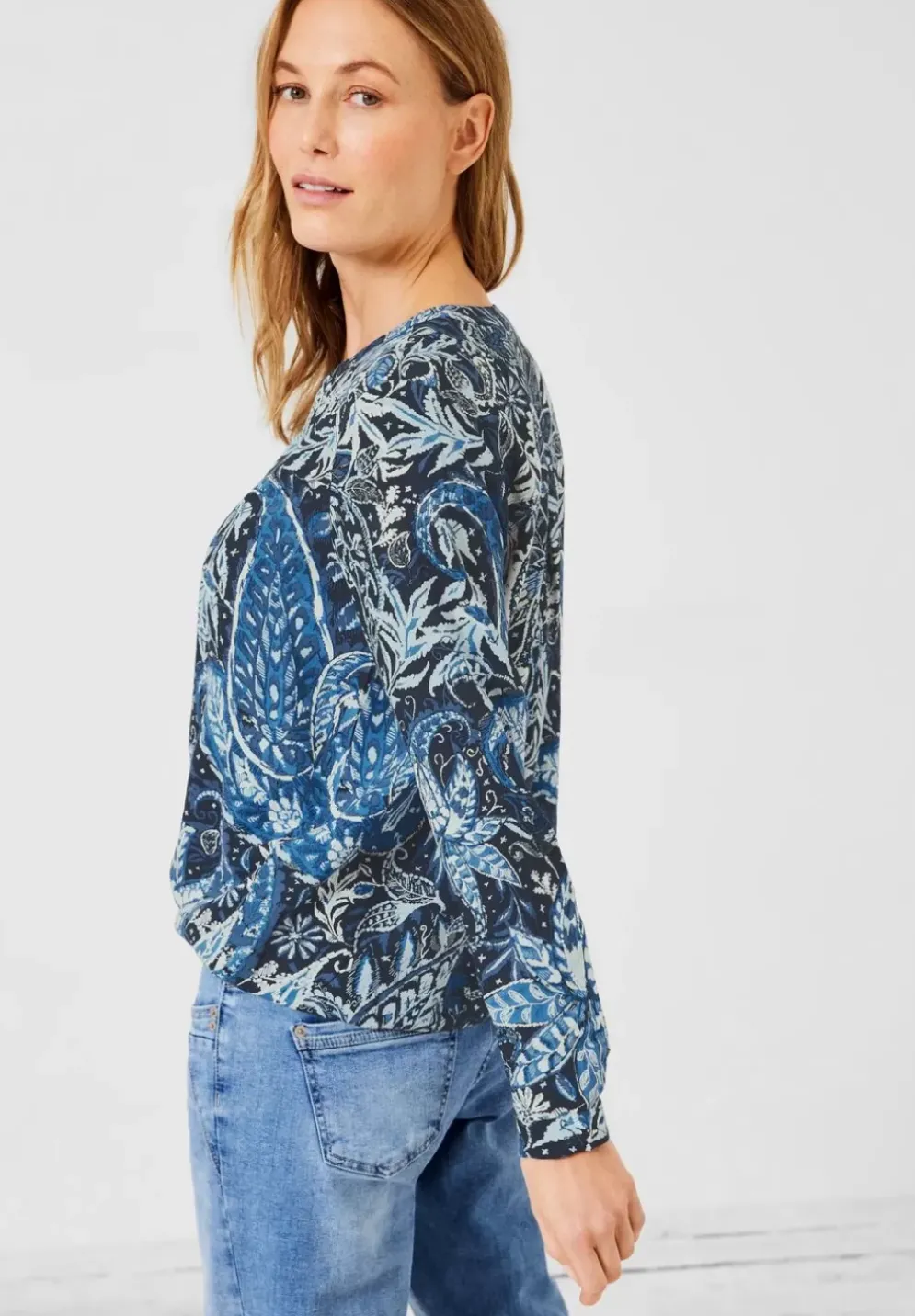 Print Viskose Bluse