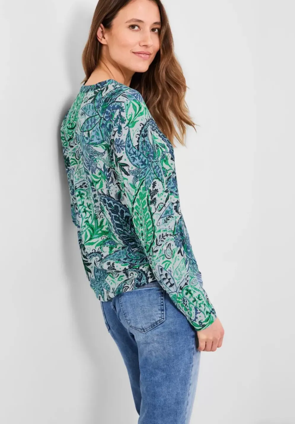 Print Viskose Bluse