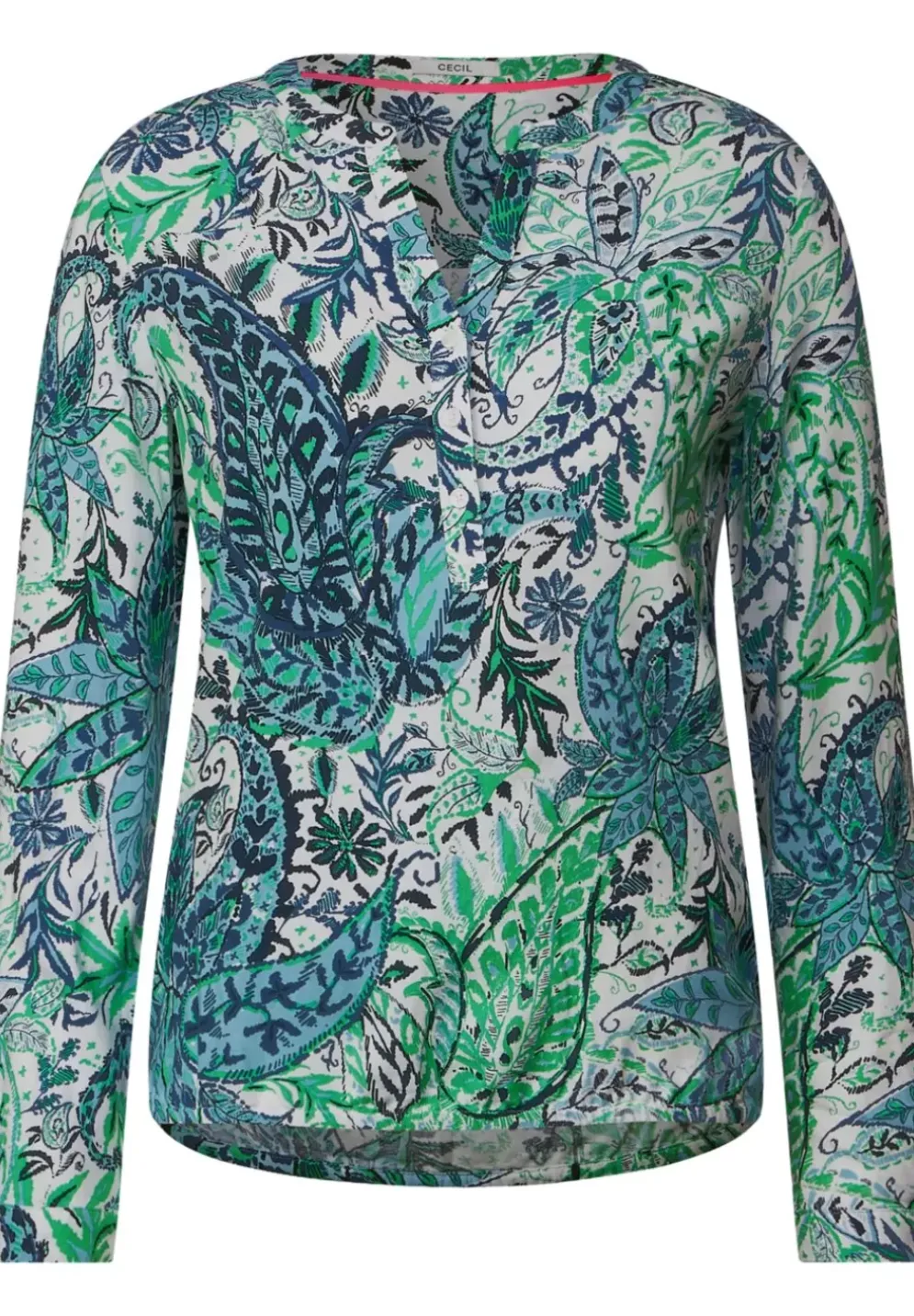 Print Viskose Bluse