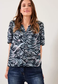 Print Viskose Bluse