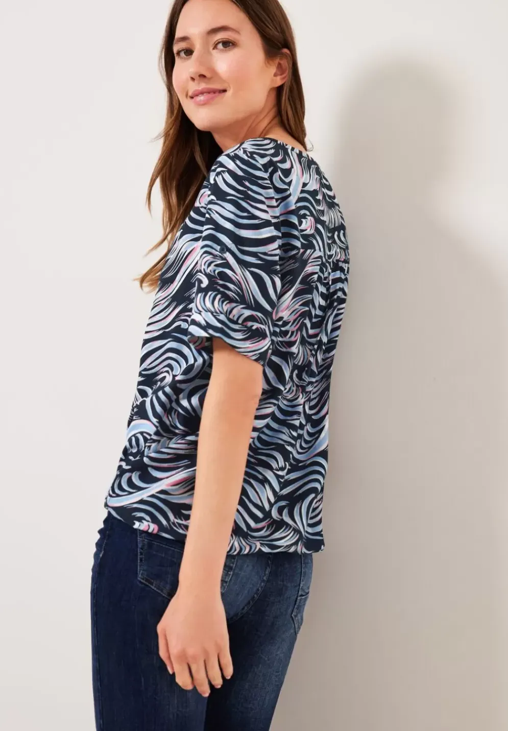 Print Viskose Bluse