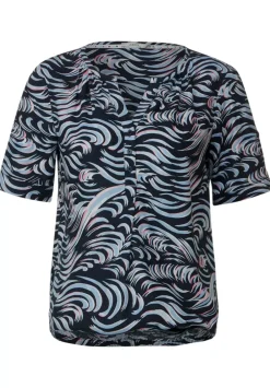 Print Viskose Bluse