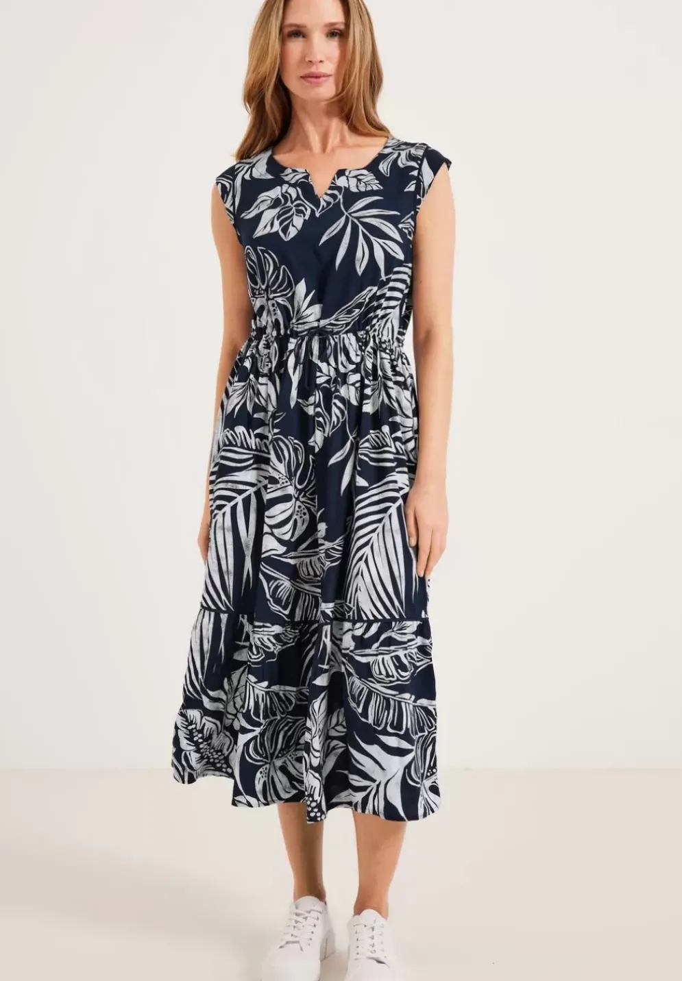 Print Viskose Kleid
