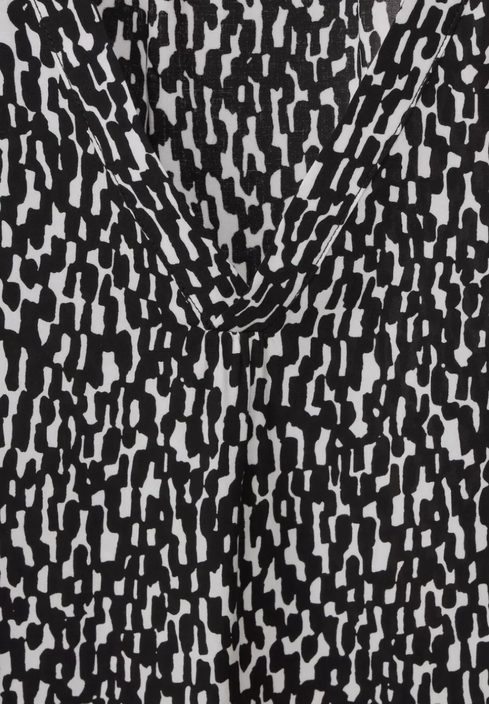 Printbluse Mit Ruschendetail