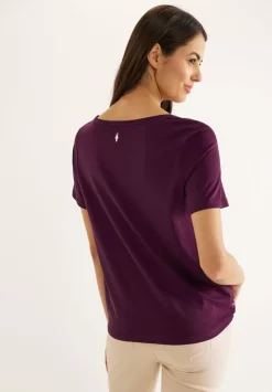 Printshirt Mit Knotendetail