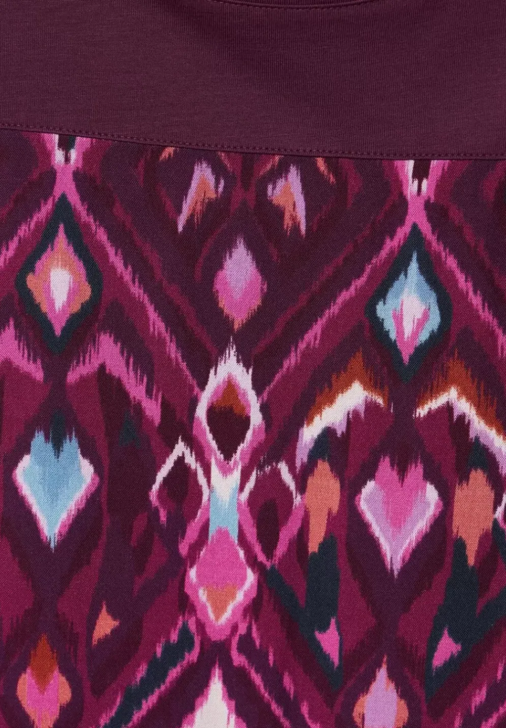 Printshirt Mit Knotendetail