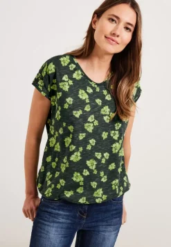 Printshirt Mit Smockdetail