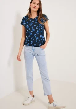 Printshirt Mit Smockdetail