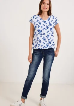 Printshirt Mit Smockdetail