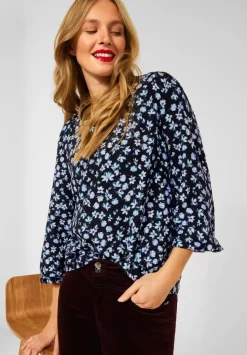Printshirt Mit Volumen Armel