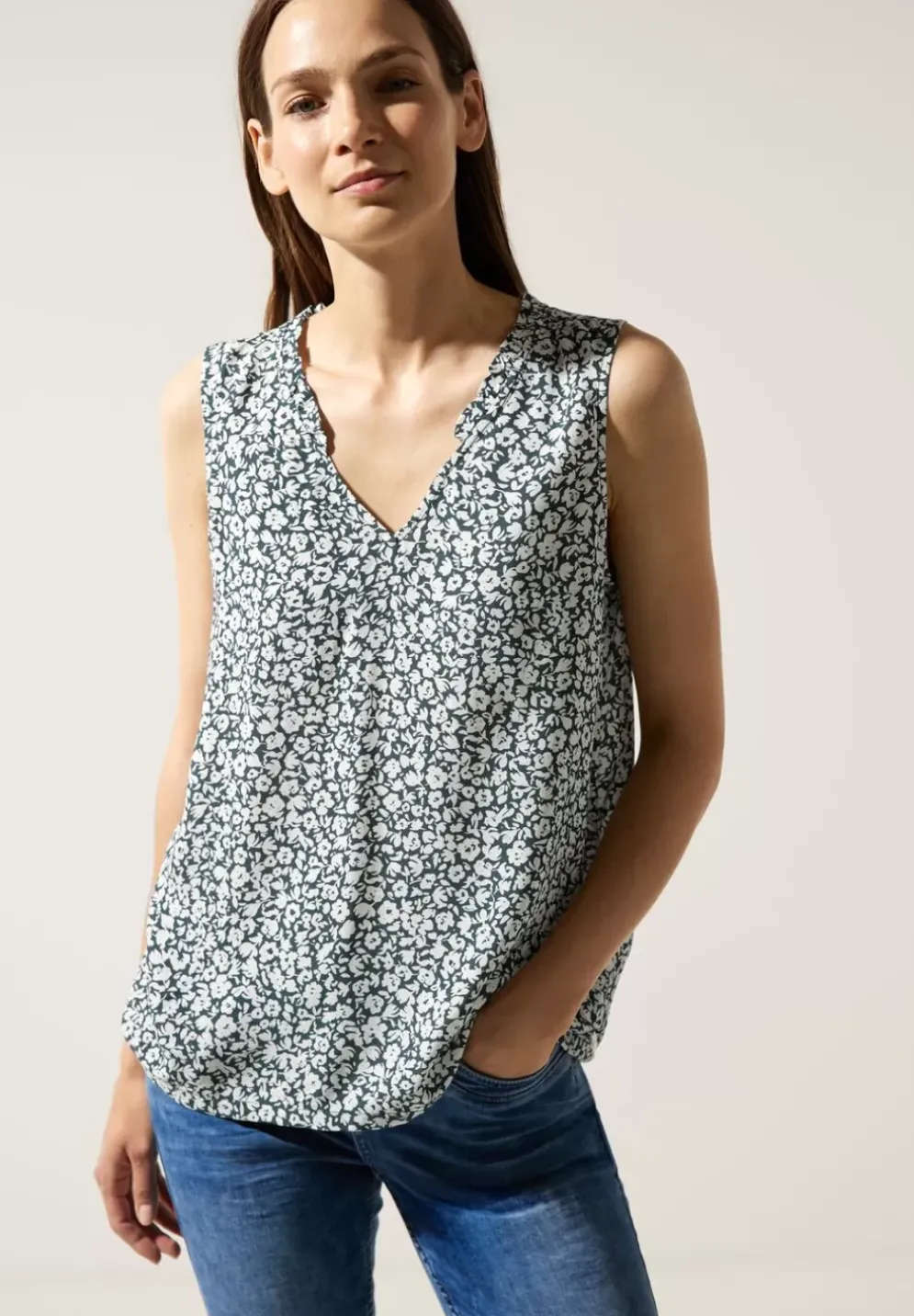 Printtop Mit Ruschenl