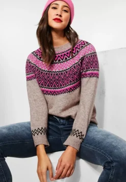 Pullover Im Norweger-Look