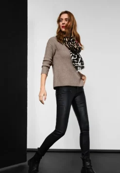 Pullover In Mouline Look