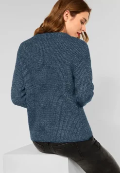 Pullover In Mouline Look