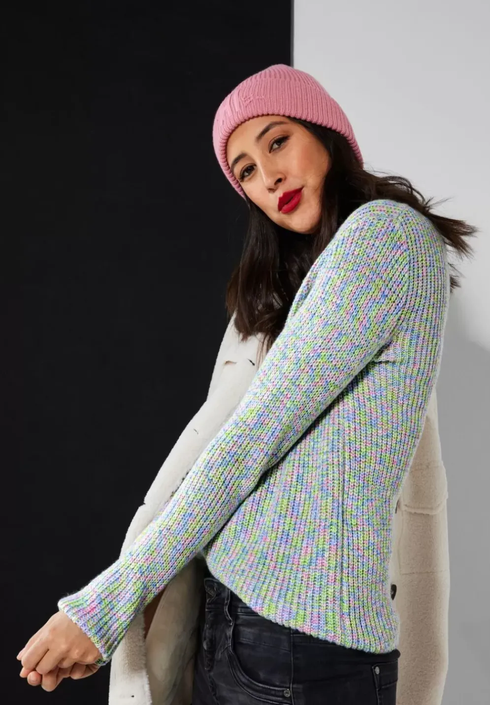 Pullover In Multicolour
