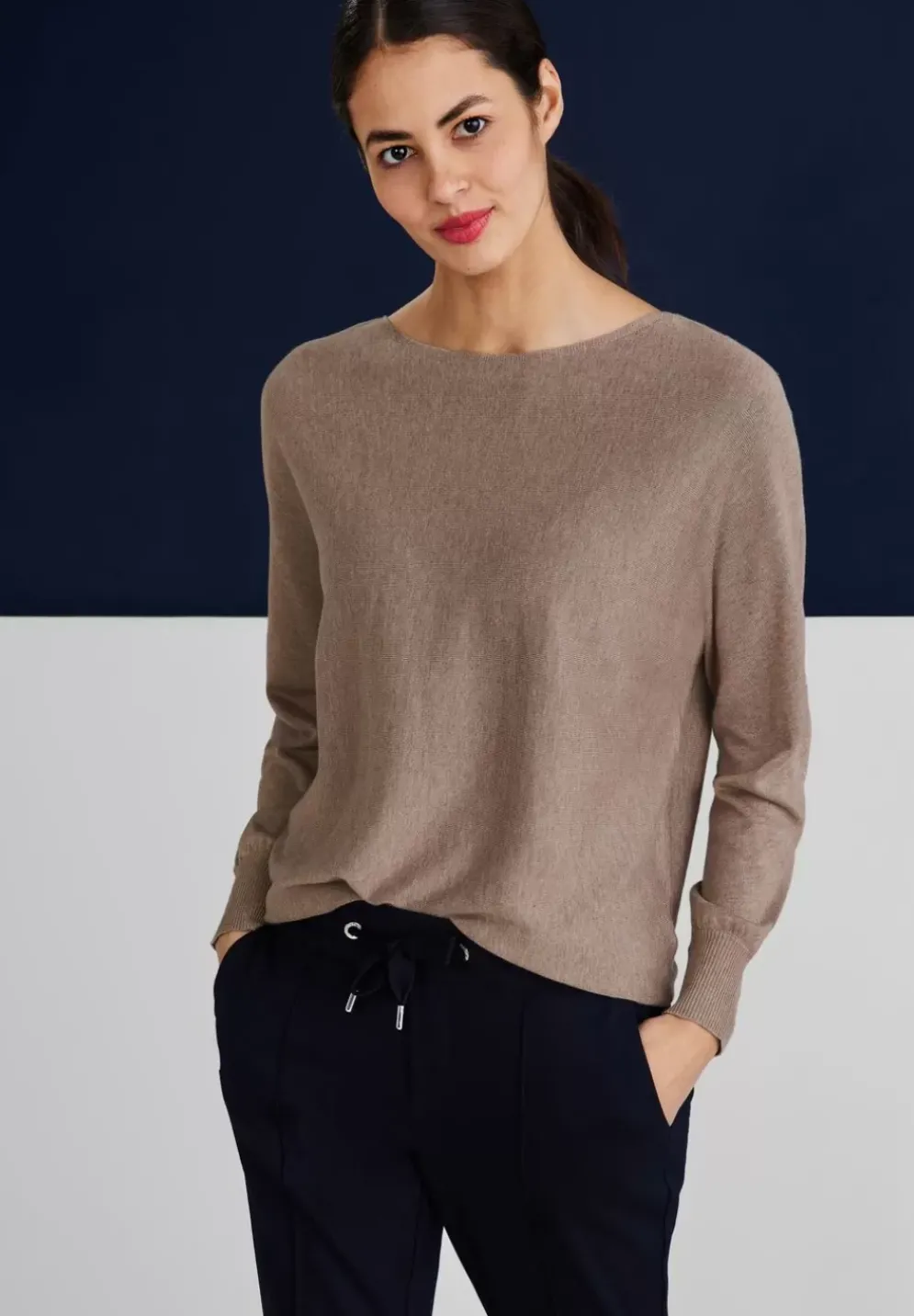Pullover In Unifarbe