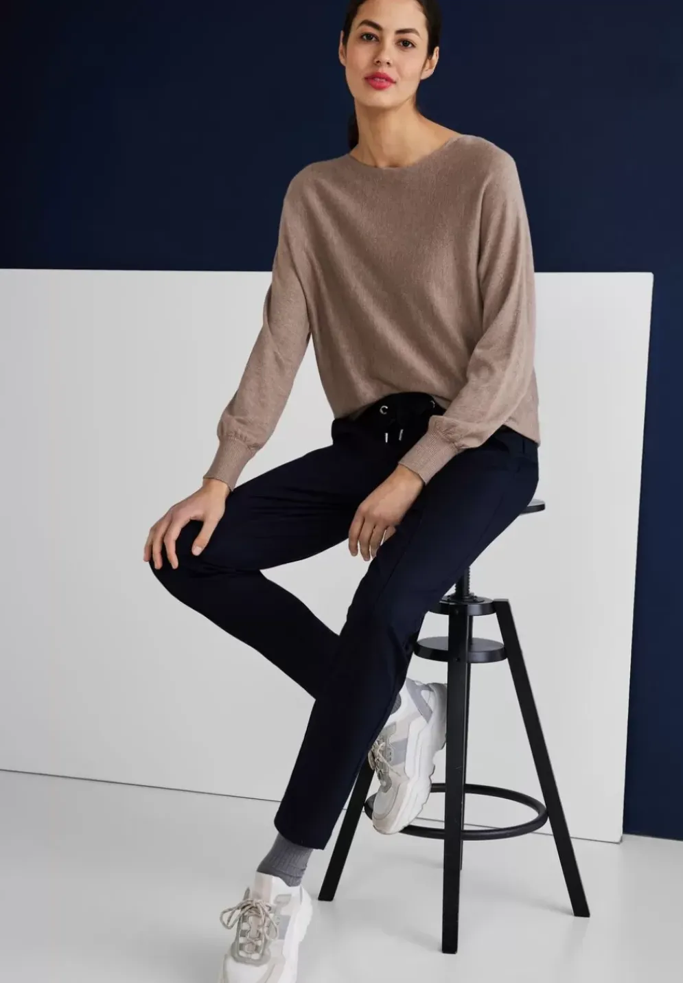 Pullover In Unifarbe
