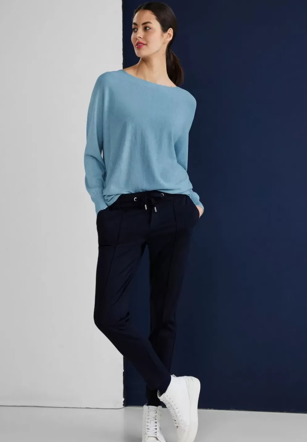 Pullover In Unifarbe
