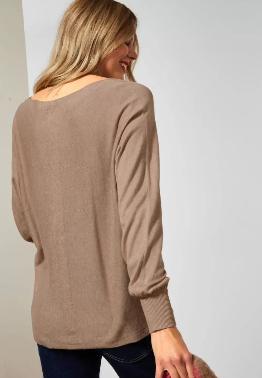 Pullover In Unifarbe