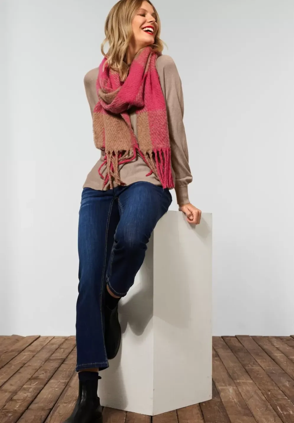 Pullover In Unifarbe