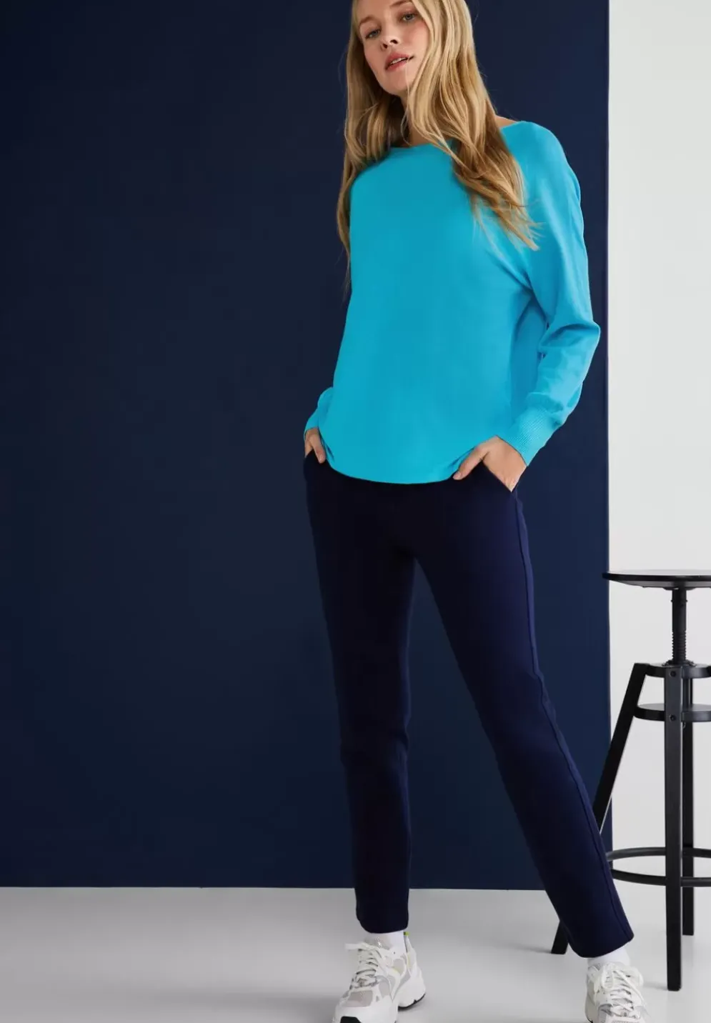 Pullover In Unifarbe
