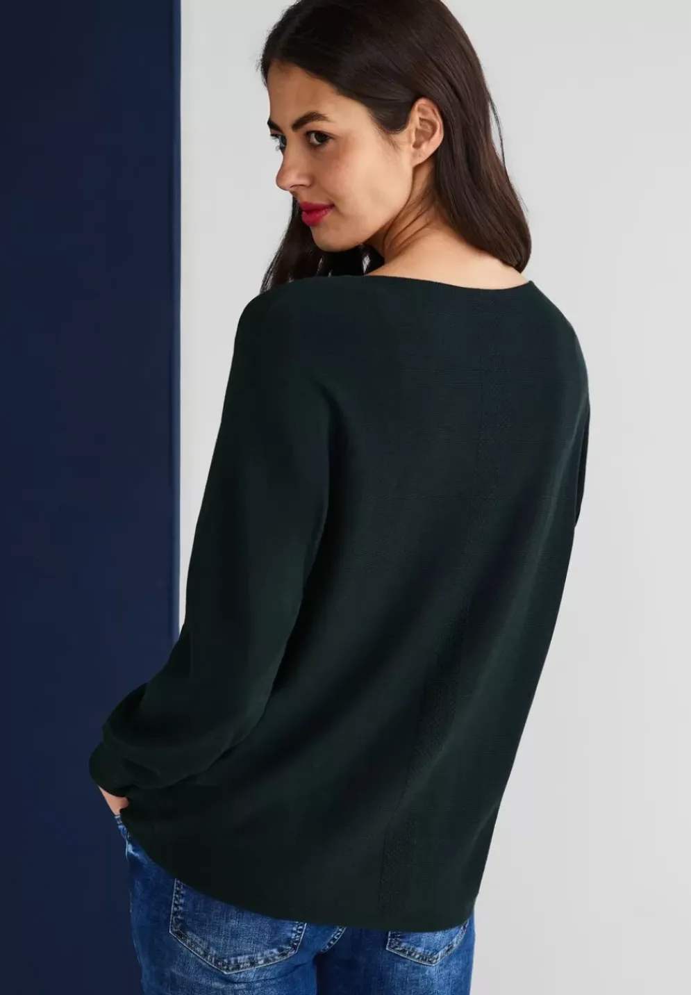 Pullover In Unifarbe
