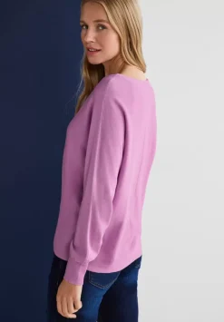 Pullover In Unifarbe