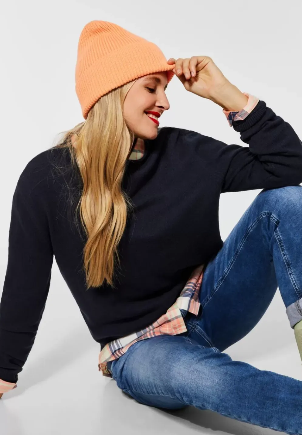 Pullover In Unifarbe