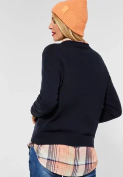 Pullover In Unifarbe