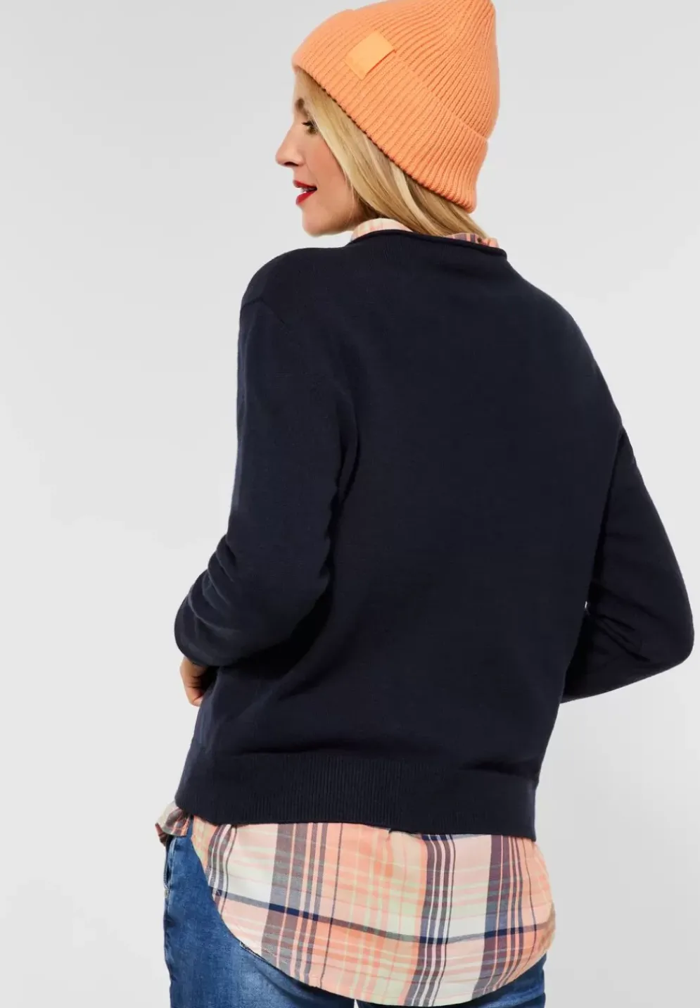 Pullover In Unifarbe