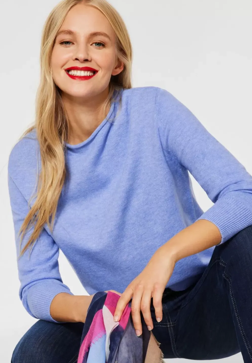 Pullover In Unifarbe