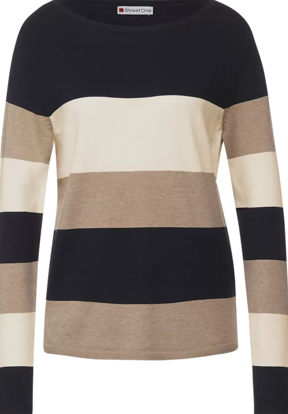 Pullover Mit Blockstreifen