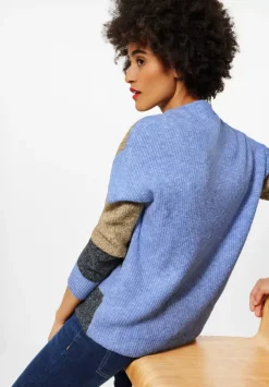 Pullover Mit Colourblock