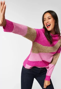 Pullover Mit Colourblock