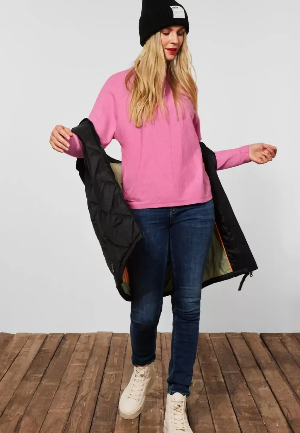 Pullover Mit Dolman Armel