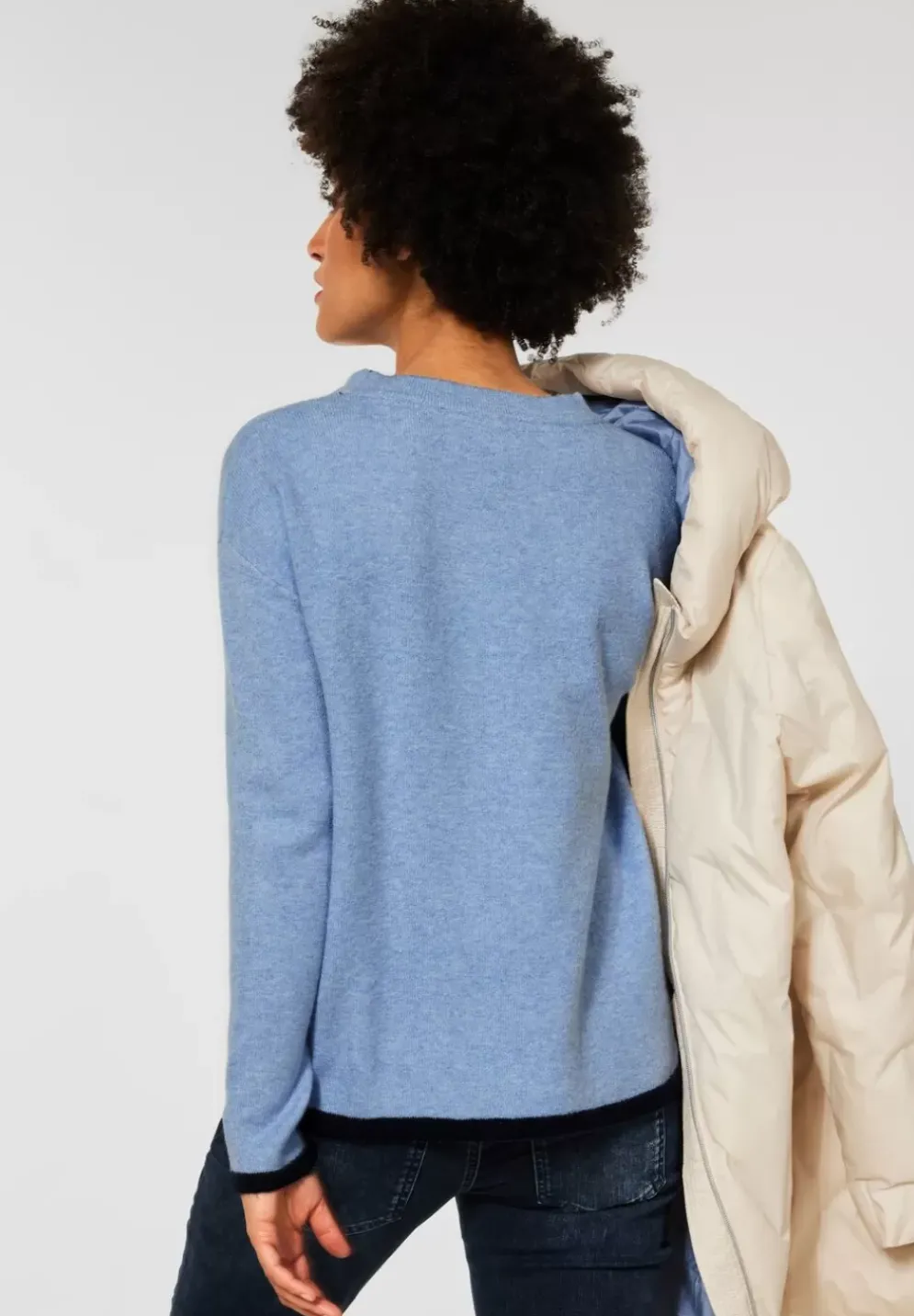 Pullover Mit Farbdetails