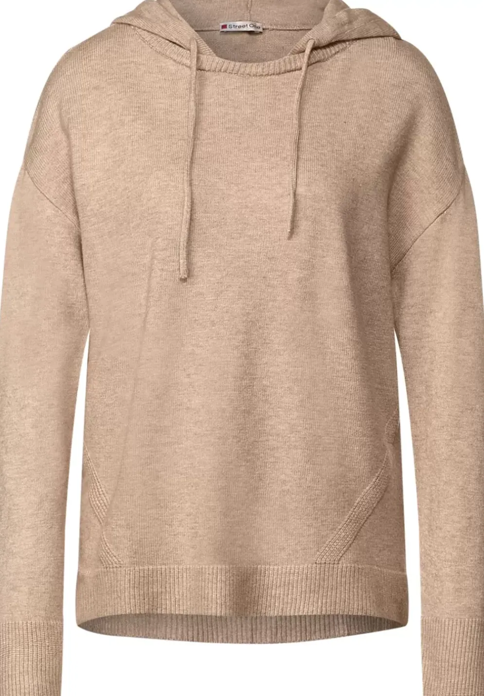 Pullover Mit Kapuzendetail