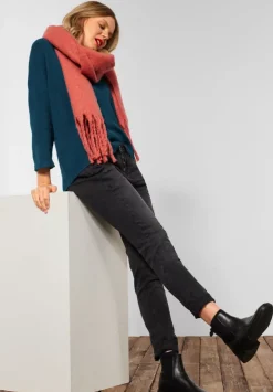 Pullover Mit Polokragen