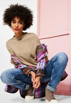 Pullover Mit Stehkragen