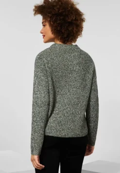 Pullover Mit Stehkragen
