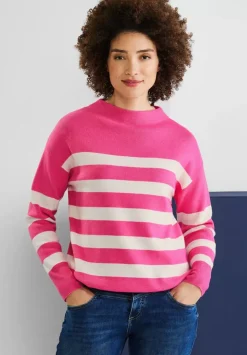 Pullover Mit Stehkragen