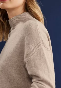 Pullover Mit Stehkragen