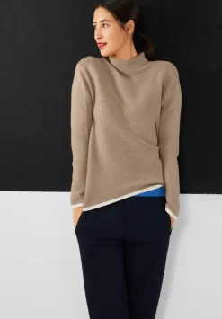 Pullover Mit Stehkragen