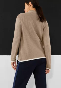 Pullover Mit Stehkragen