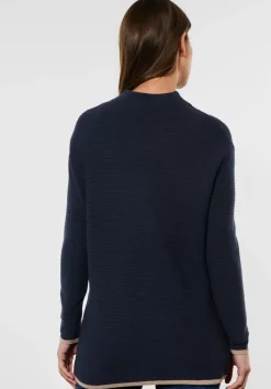 Pullover Mit Stehkragen